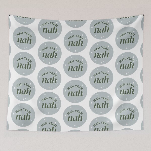 Item preview, Nah Yeah Nah Circle designed and sold by KGoPrintables.