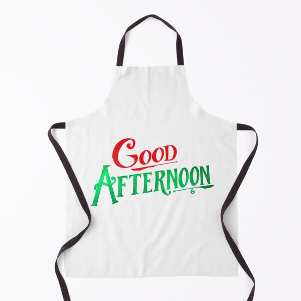 Item preview, "Good Afternoon!" from "Spirited" (Red and Green Graphic) designed and sold by Lissa Gray.