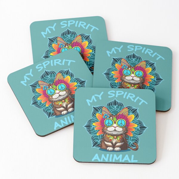 Item preview, My Spirit Animal Cat Boho designed and sold by LeeLooUA.