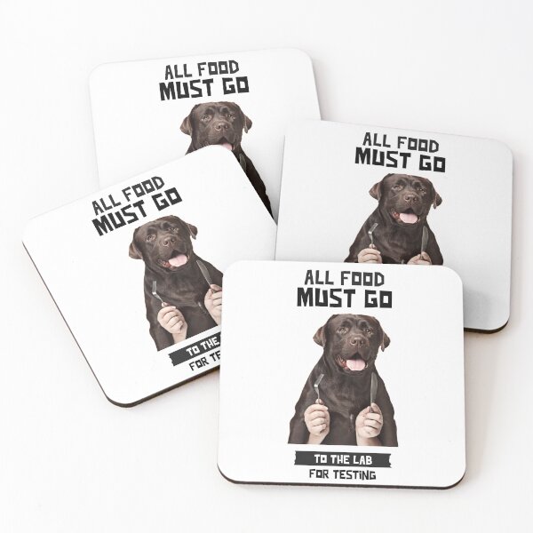 Item preview, Labrador Gifts All Food Must Go To The Lab For Testing Dog Bandana designed and sold by henes88.