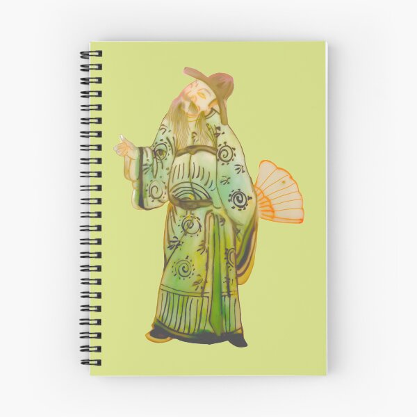 Item preview, Picture of noble Chinese man with fan from antique plate designed and sold by Gala-life1.