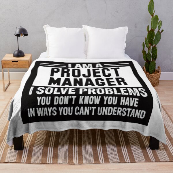 Item preview, I Am a Project Manager I Solve Problems designed and sold by Rowena Jones.