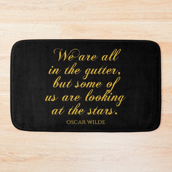 Item preview, We Are All In The Gutter But Some Of Us Are Looking At The Stars - Oscar Wilde Quotes designed and sold by PhiloJourney.