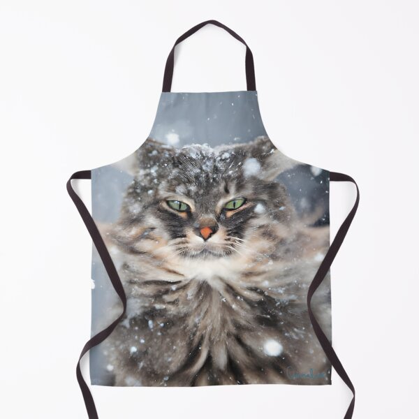 Item preview, Winter Cat in The Snow designed and sold by dabblerscorner.