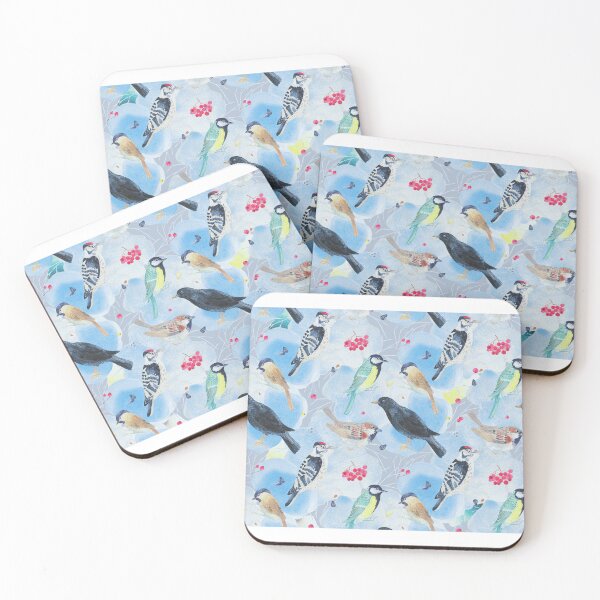 Item preview, Everybirdy Golder Birds Pattern designed and sold by med-sp-shop5.