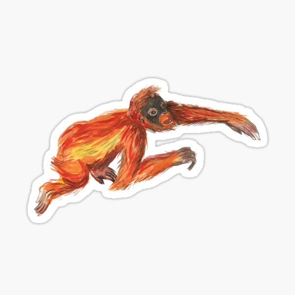 Monkey Sticker
