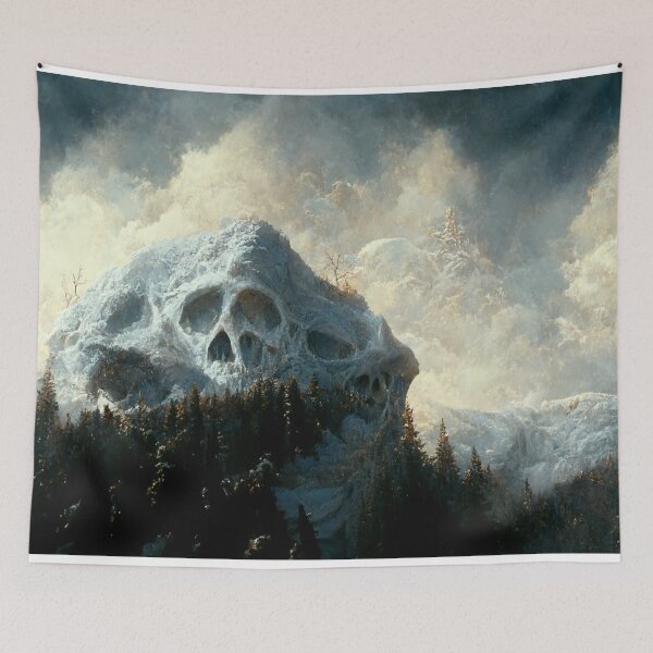 Item preview, Giant Skull on Snowy Mountain 4 designed and sold by Styxiann.