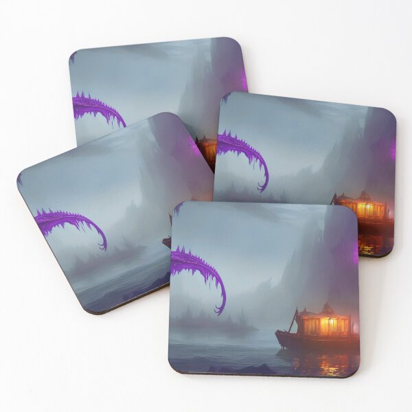 Item preview, Waiting for the Night Boat 2 designed and sold by Fractal Journeys, etc. .