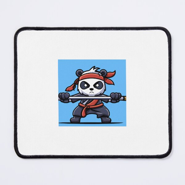 Item preview, panda samurai carring a katana, as a anime style designed and sold by guik32.