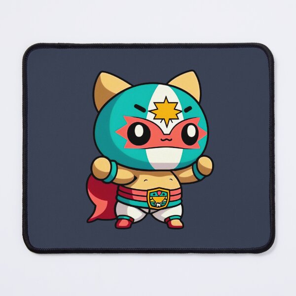 Artikelvorschau, Lucha Libre Katzen | Mexikanische Wrestling | Kawaii-Katzen | Chibi-Katzen | Anime-Katzen | Lucha Libre Katzen 022 entworfen und verkauft von Catcosm.
