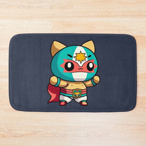 Artikelvorschau, Lucha Libre Katzen | Mexikanische Wrestling | Kawaii-Katzen | Chibi-Katzen | Anime-Katzen | Lucha Libre Katzen 022 entworfen und verkauft von Catcosm.