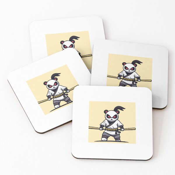 Item preview, panda samurai carring a katana, as a anime style designed and sold by guik32.