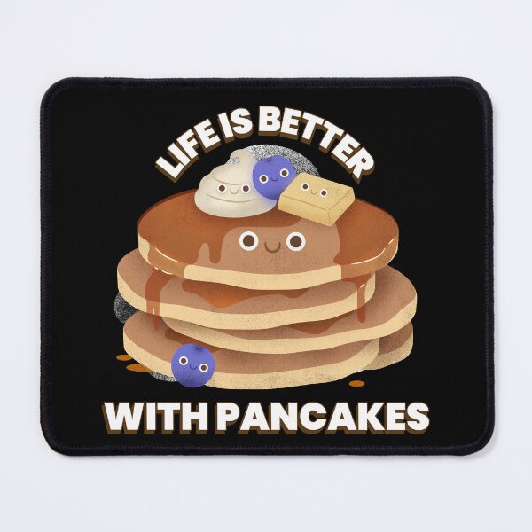 Item preview, Life Is Better With Pancakes Pet Mat designed and sold by henes88.