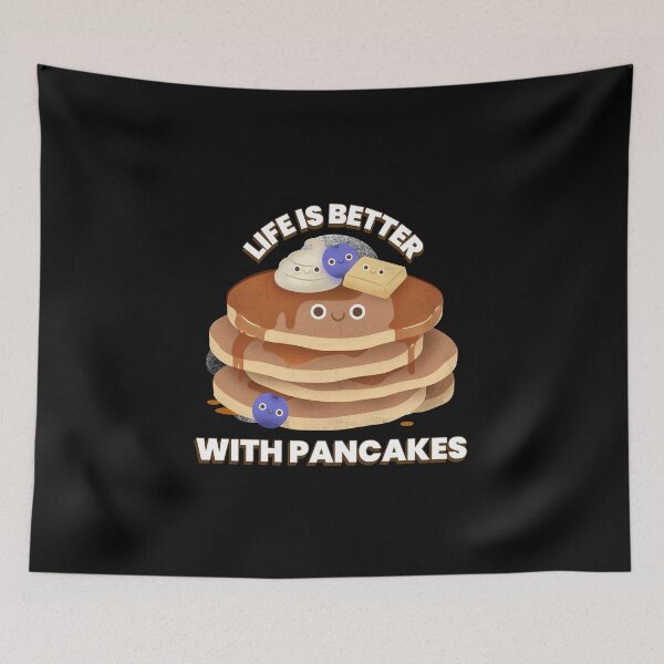 Item preview, Life Is Better With Pancakes Pet Mat designed and sold by henes88.