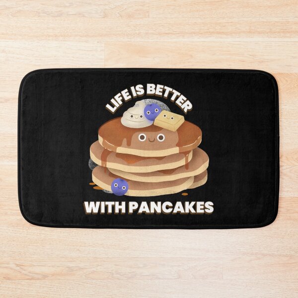 Item preview, Life Is Better With Pancakes Pet Mat designed and sold by henes88.