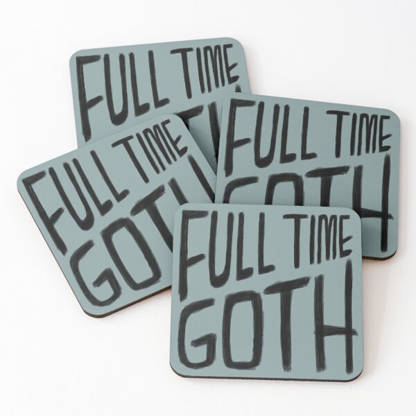 Item preview, Goth, Full Time Goth designed and sold by badlydrawnbabe.