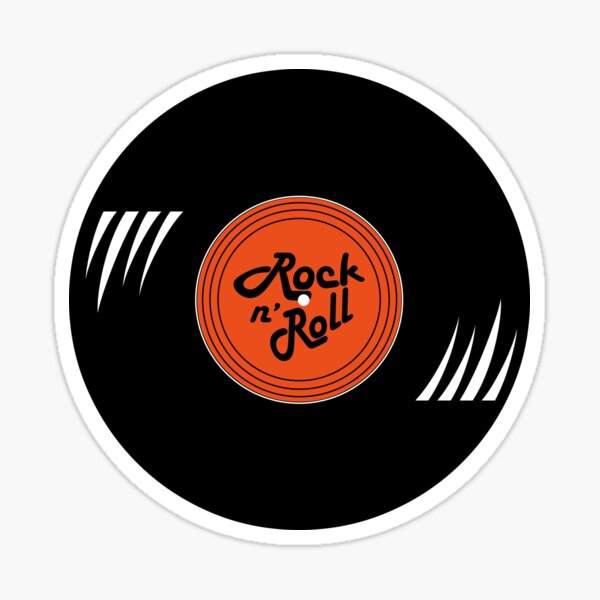 🥇 Vinilos y pegatinas música rock and roll 🥇