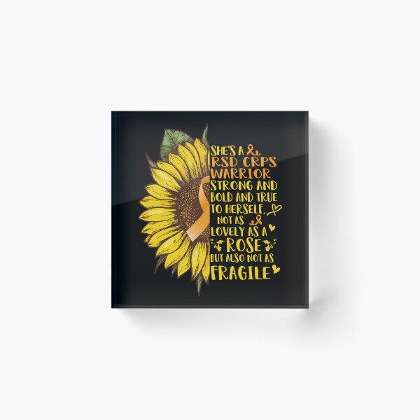 Item preview, She is a RSD CRPS Warrior Strong and Bold and True to Herself not as Lovely as a ROSE but also not as FRAGILE designed and sold by EdithShop59.