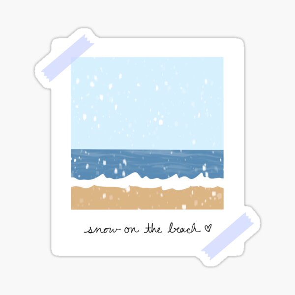 Artikel-Vorschau von "Schnee am Strand" - Taylor Swift, designt und verkauft von megnifiqueshop.