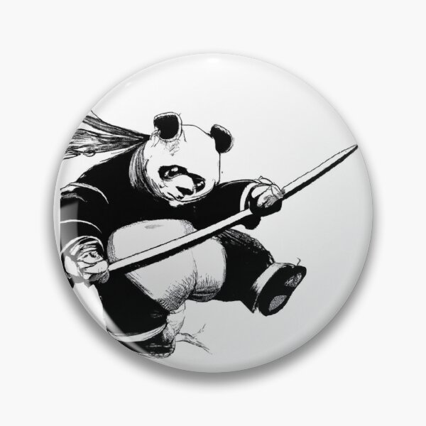 Item preview, panda samurai carring a katana, as a drawing designed and sold by guik32.