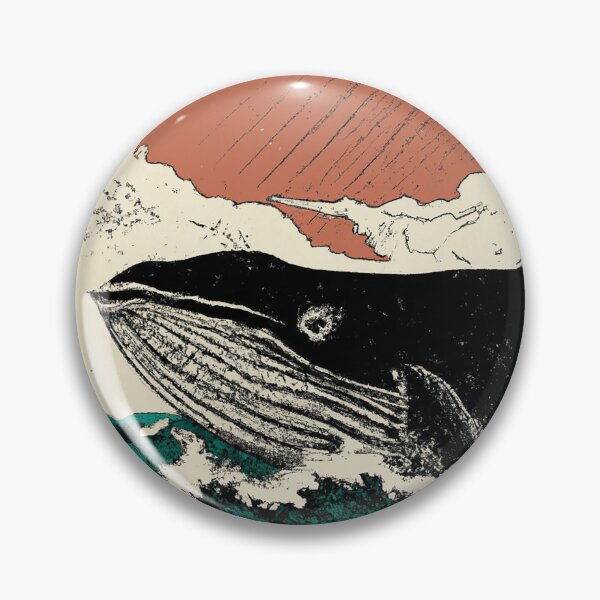 Aperçu de l'œuvre Vintage Baleines En Mer créée et vendue par emsubzero.
