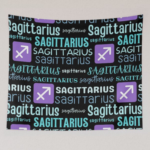 Item preview, Sagittarius All Over Pattern designed and sold by Hellofriendco.