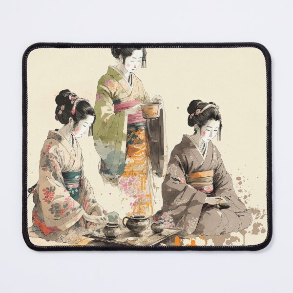 Artikelvorschau, Geisha Tea Ceremony entworfen und verkauft von BellasArtStudio.