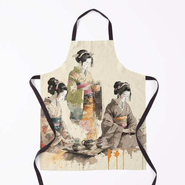 Aperçu de l'œuvre Geisha Tea Ceremony créée et vendue par BellasArtStudio.