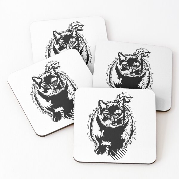 Item preview, Black Cat – Ink Illustration designed and sold by Alyxander LaBranche.
