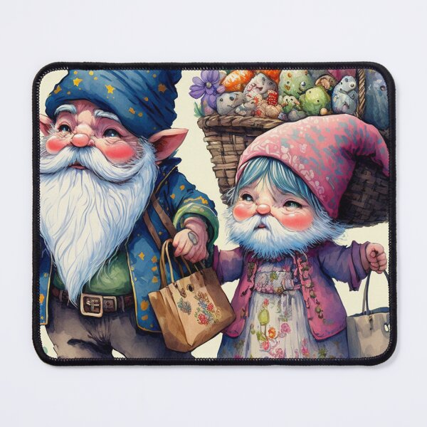 Item preview, Shopping with my gnomies 01 designed and sold by printiesart.