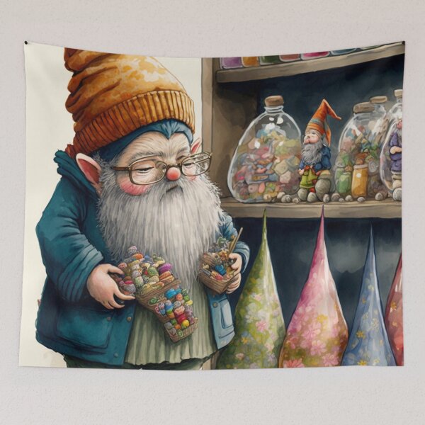 Item preview, Shopping with my gnomies 03 designed and sold by printiesart.