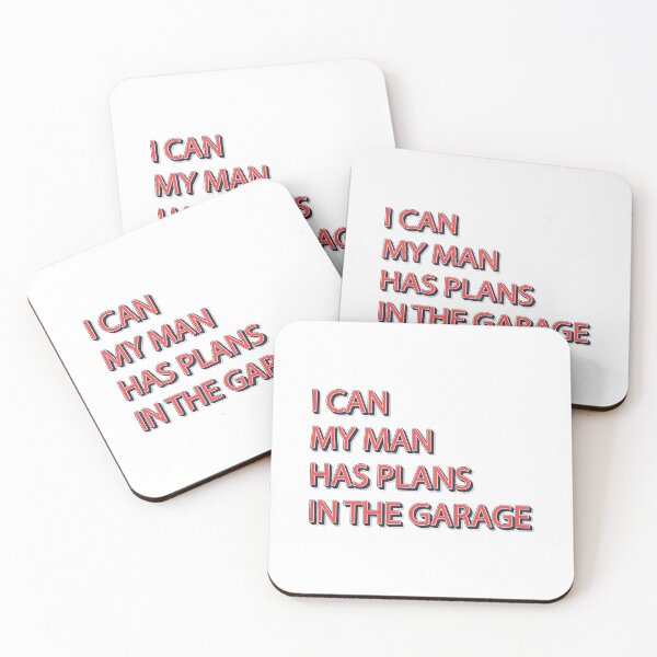 Item preview, I Can My Man Has Plans In The Garage Mommy Joke Mothers Day  designed and sold by MediTees.