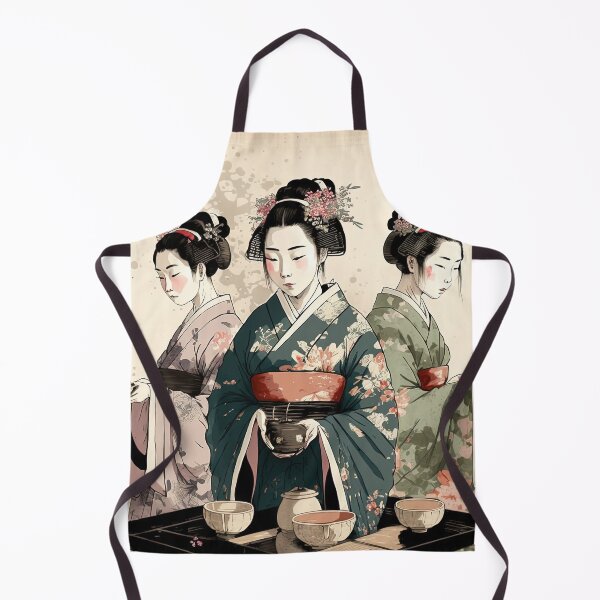 Aperçu de l'œuvre Elegance and Tradition, Tea Ceremony créée et vendue par BellasArtStudio.