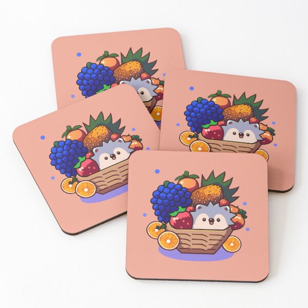 Item preview, Chibi Hedgehog and Fruit designed and sold by aubbit.