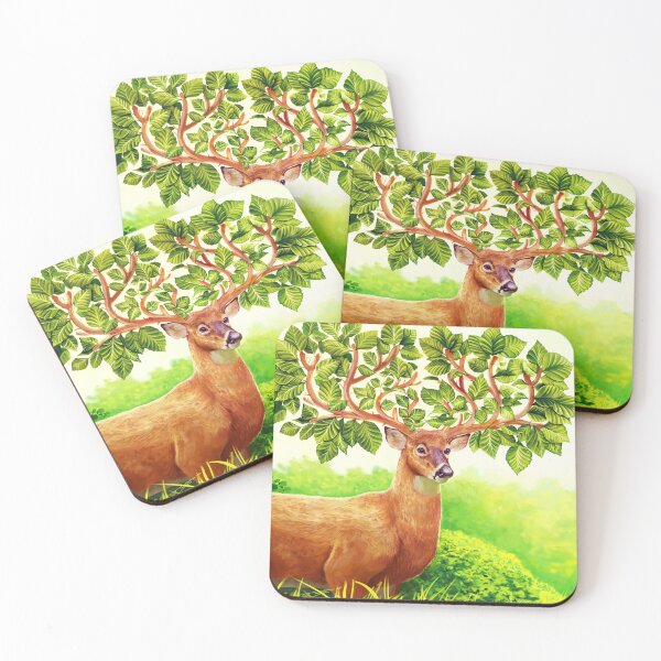 Item preview, Deer of Spring designed and sold by Sunflower Prodigy.