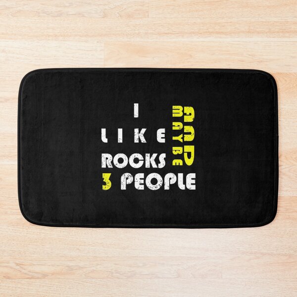 Item preview, I Like Rocks and Maybe 3 People designed and sold by aliceoutline.