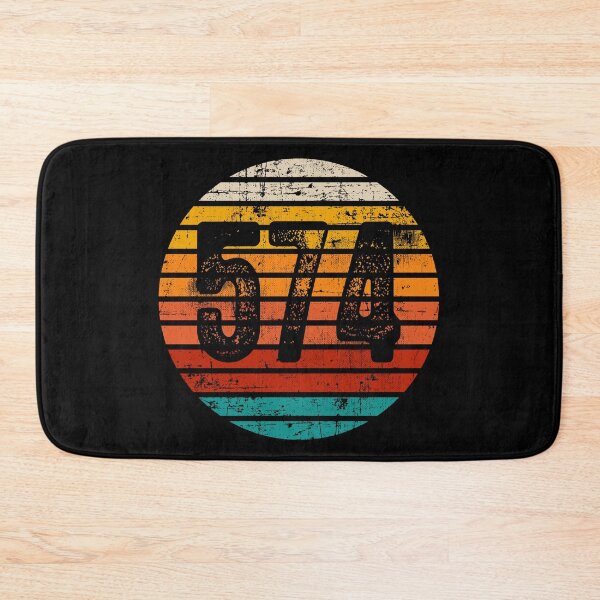 Item preview, Distressed Vintage Sunset 574 Area Code designed and sold by Gold Wings Tees.