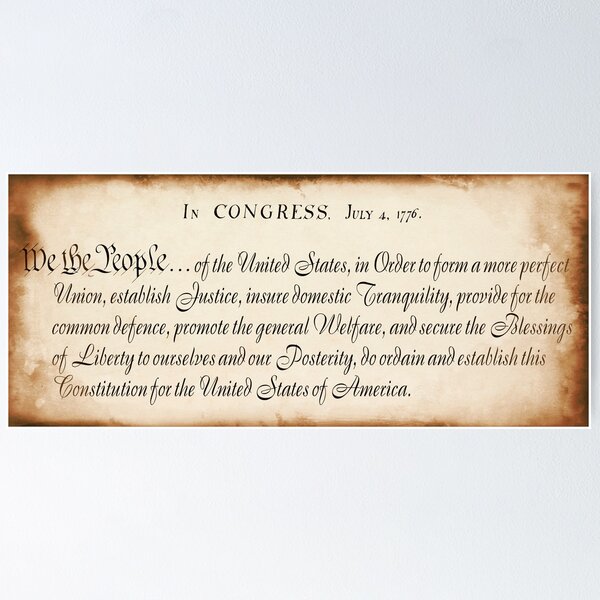 Item preview, PREAMBLE to the United States Constitution designed and sold by Daniel Hagerman.