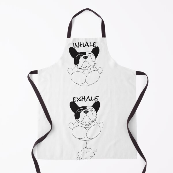 Item preview, Inhale, Exhale and Frenchie designed and sold by Mood Dogs Studio.