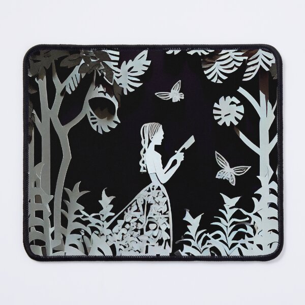 Item preview, Paper cut art of a girl designed and sold by Dicoart.
