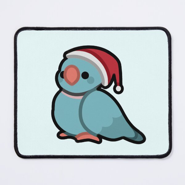 Item preview, X-Mas Birbs - Indian Ringneck (Blue) designed and sold by blirbos.