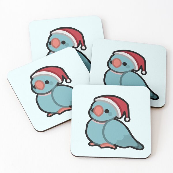 Item preview, X-Mas Birbs - Indian Ringneck (Blue) designed and sold by blirbos.