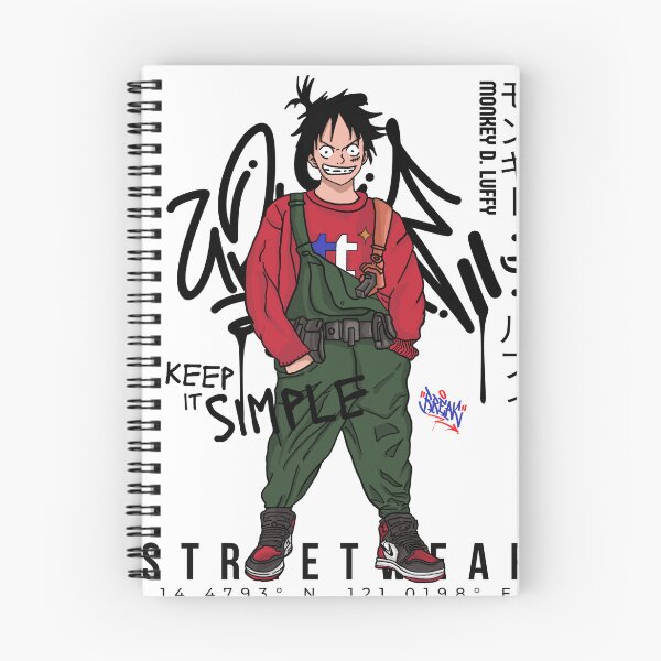 Item preview, Anime luffy strawhat streetwear onepiece designed and sold by bhernm.