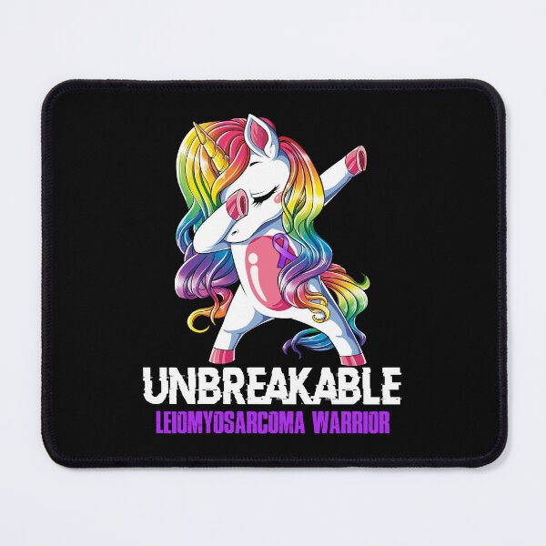 Item preview, Leiomyosarcoma Awareness - Unicorn Leiomyosarcoma Warrior Ribbon UNBREAKABLE designed and sold by Fernandezf.