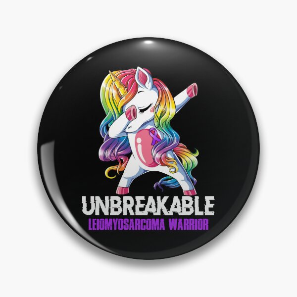 Item preview, Leiomyosarcoma Awareness - Unicorn Leiomyosarcoma Warrior Ribbon UNBREAKABLE designed and sold by Fernandezf.