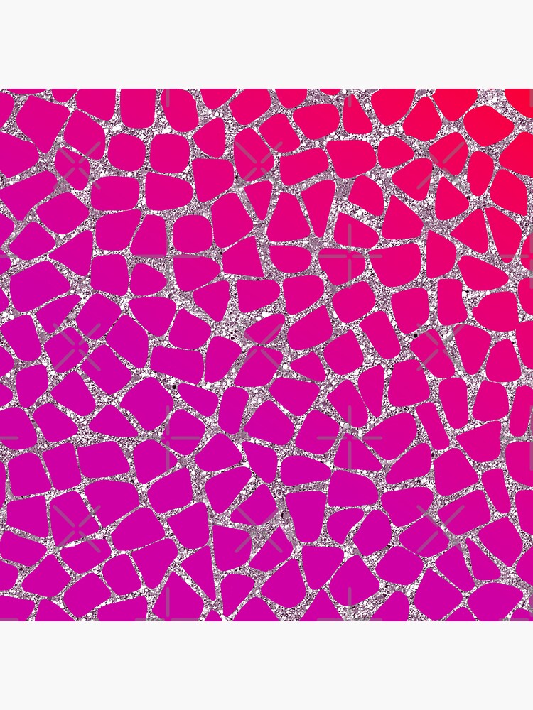 "PRETTY PINK GLITTER ART" Sticker for Sale by sentha Redbubble