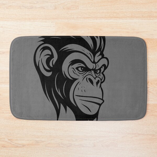 Item preview, Simpel Chimpanzee, Black & Transparent version. designed and sold by Gert Street.