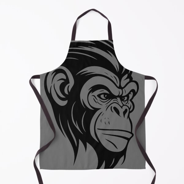 Item preview, Simpel Chimpanzee, Black & Transparent version. designed and sold by Gert Street.