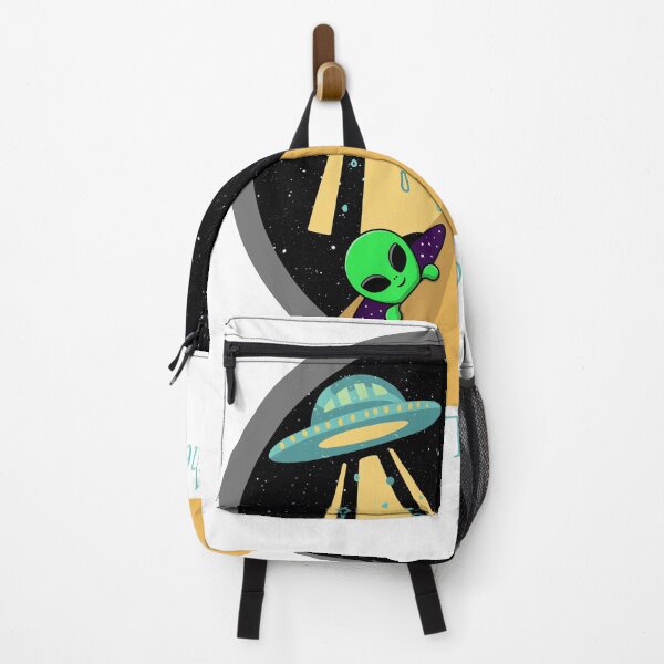 Item preview, "we used to live there"logo with a green alien,UFO and pyramid designed and sold by Nuttha49POD.