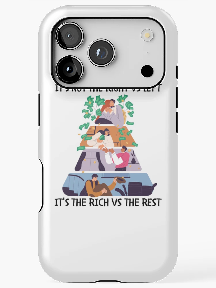 Thumbnail 1 of 4, iPhone Case, The RICH vs the REST designed and sold by MeaganMoo.